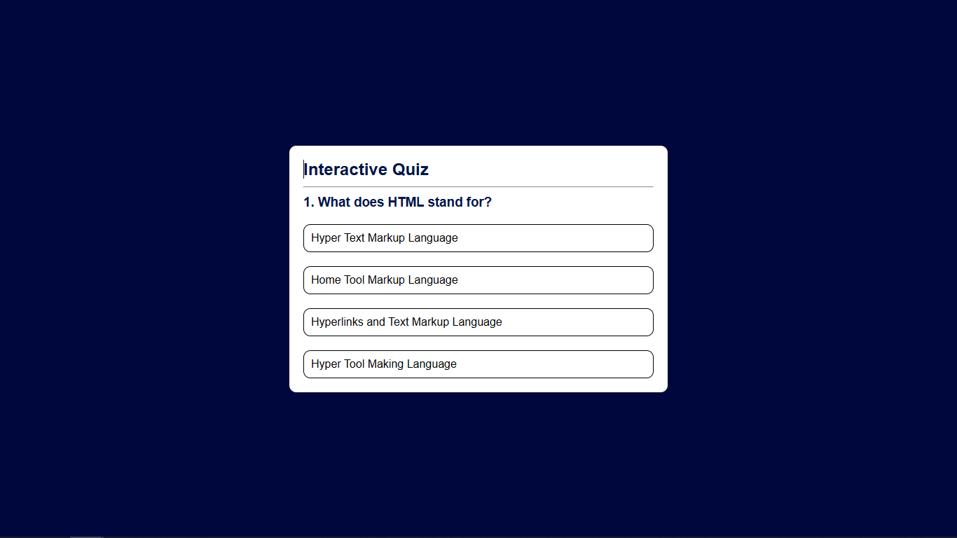 Quiz App